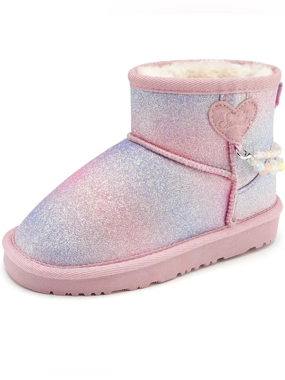 Stelle Kids Faux Show Short Suede Boots